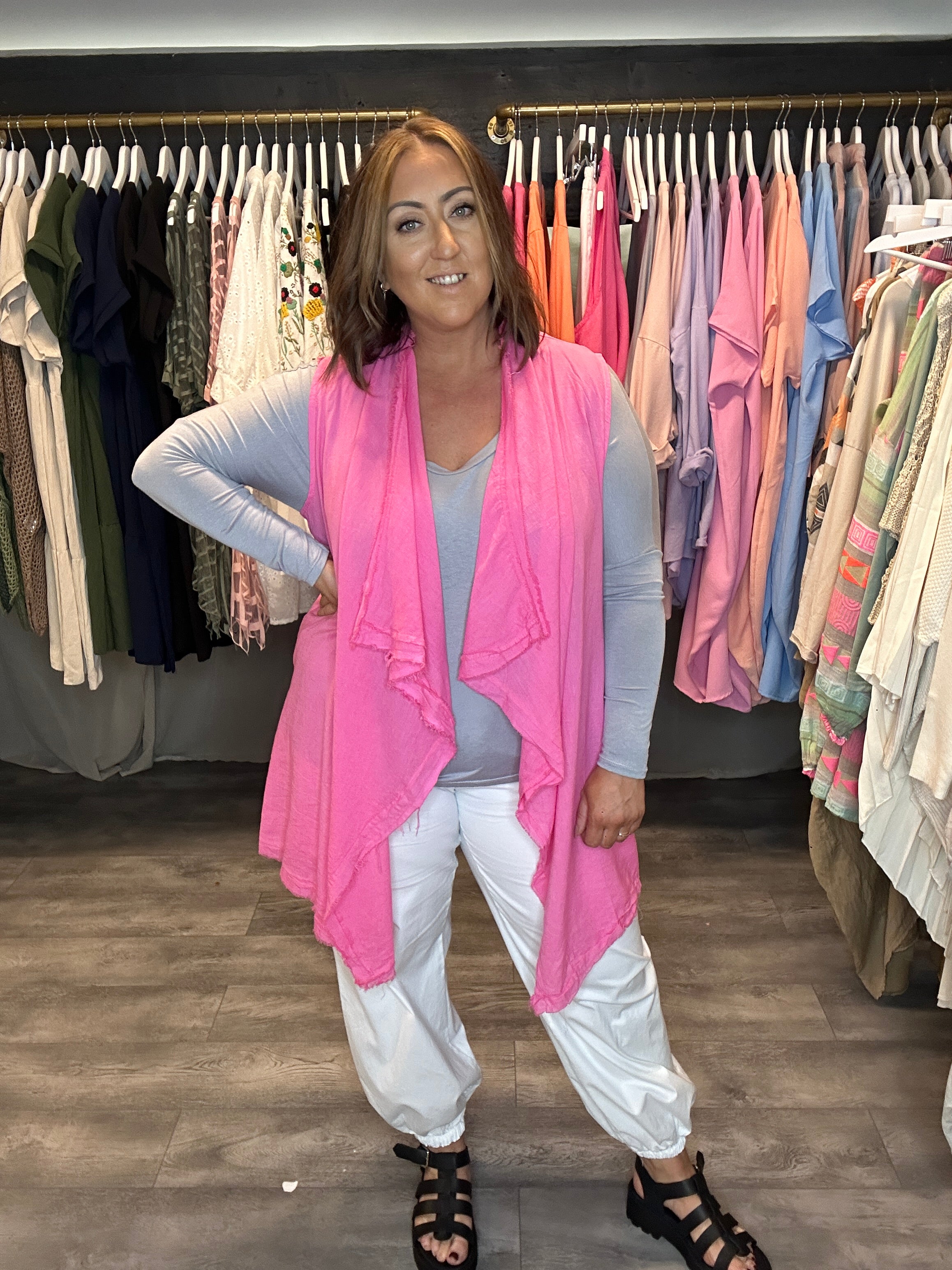 Pink boutique outlet coats